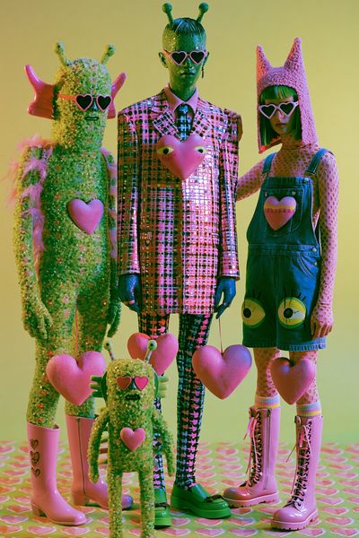 Surreal Heart Fashion Poster.