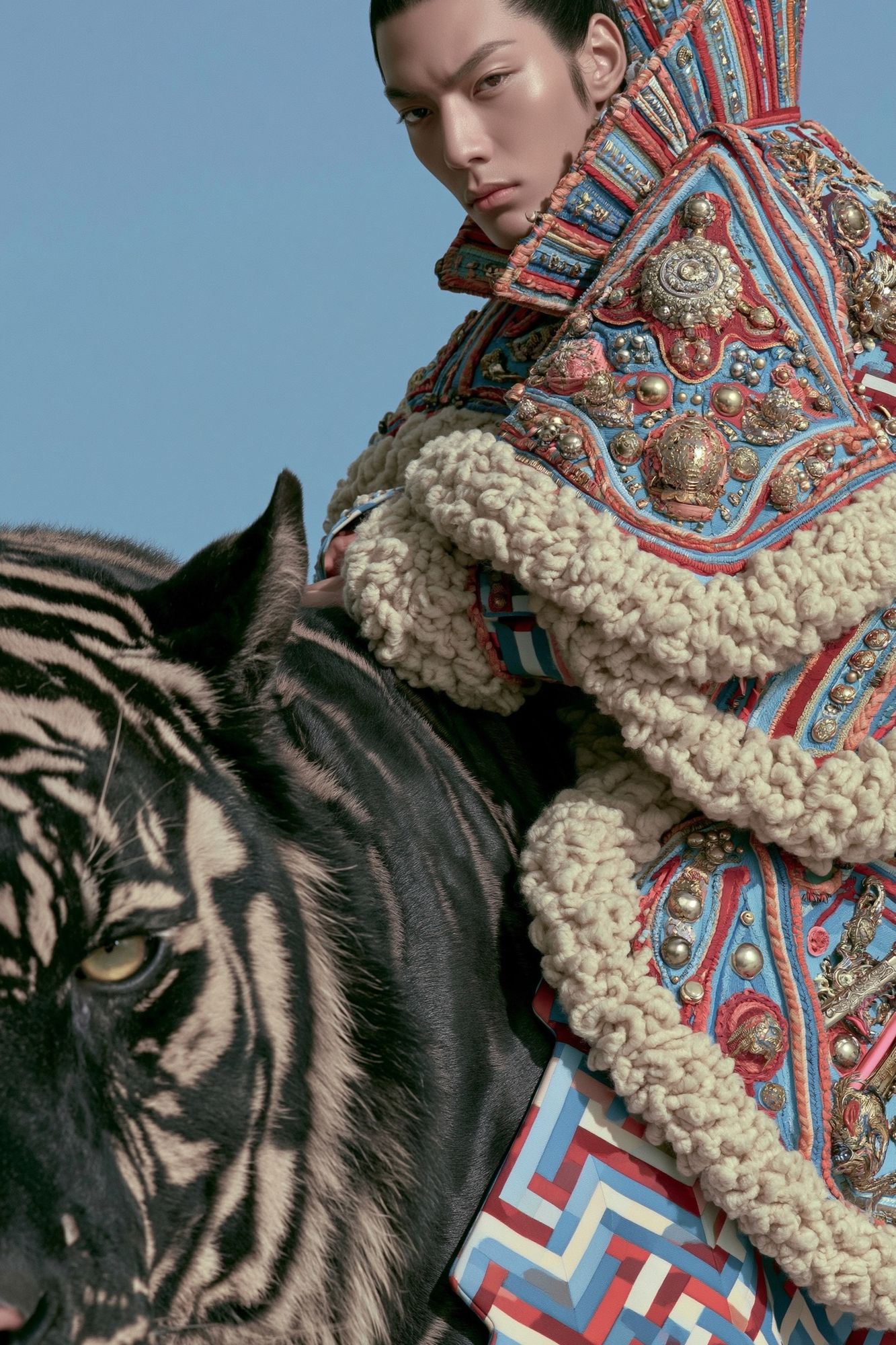 Fashion Tiger Portrait Poster. poster — fashion art