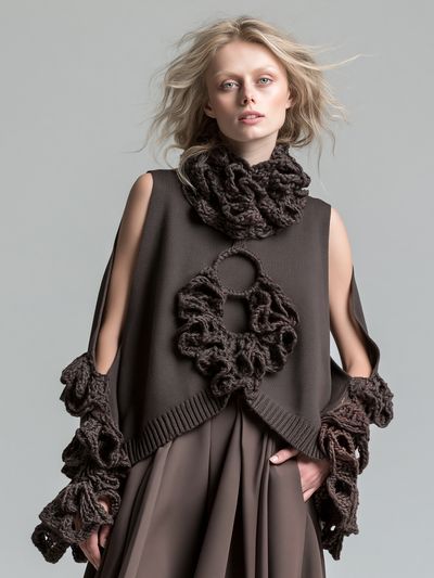 Avant-Garde Fashion Portrait Poster.