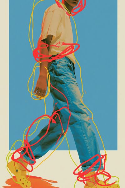 Streetwear Figure Illustration Poster.