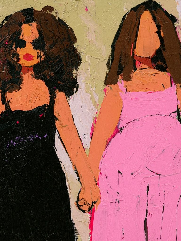 Fashion Figures Contemporary Print. poster detail