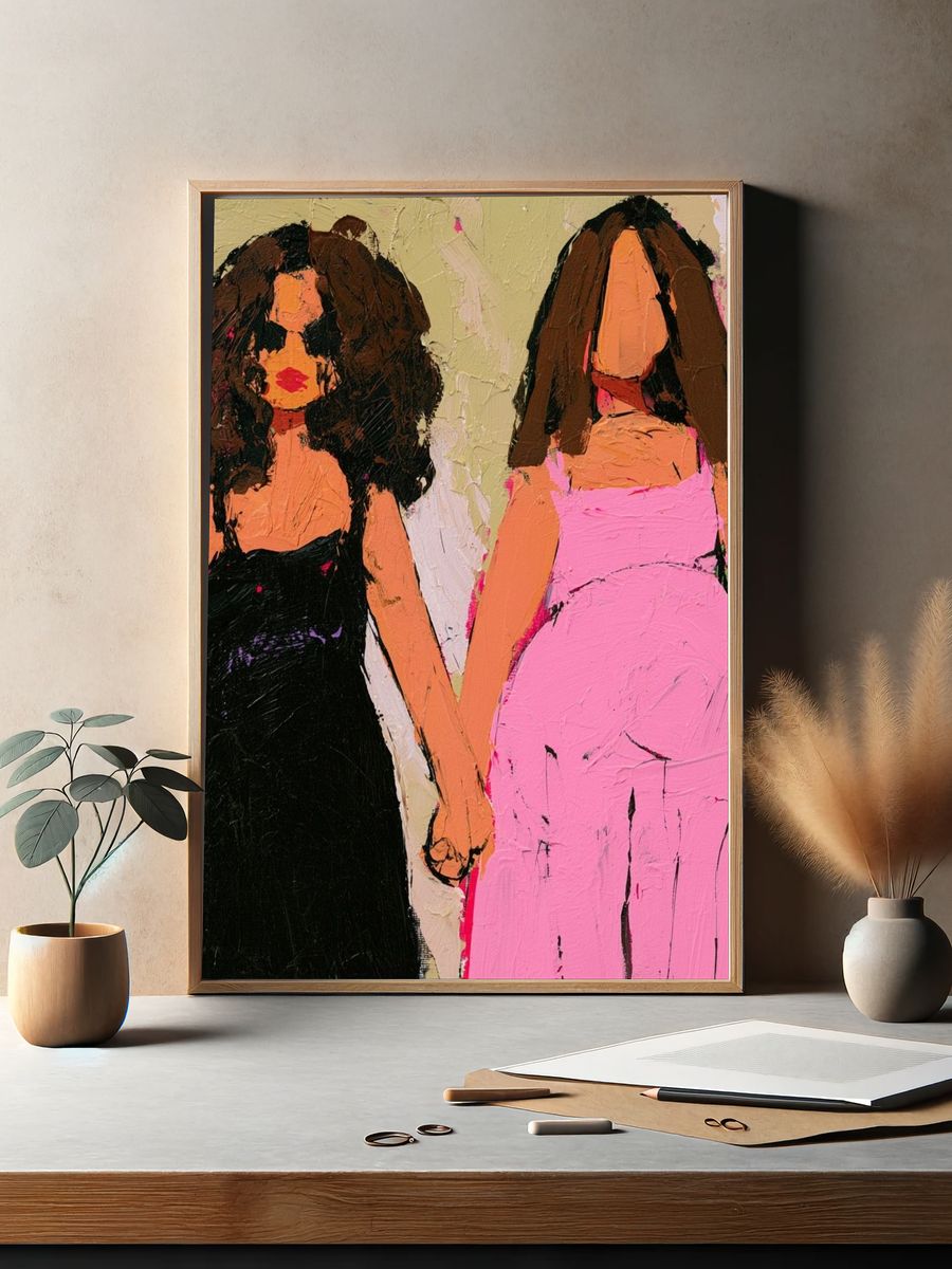 Fashion Figures Contemporary Print. — room view 2