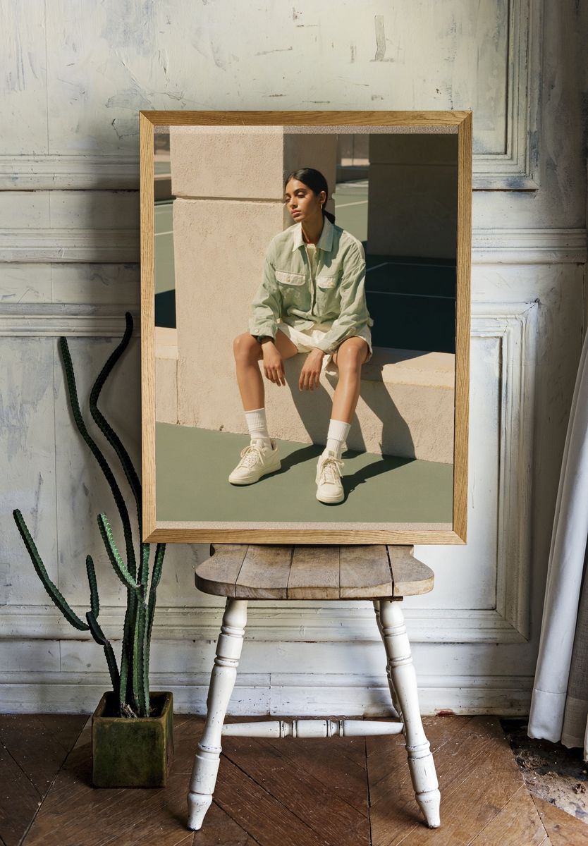 Casual Fashion Photography Poster. — room view 1