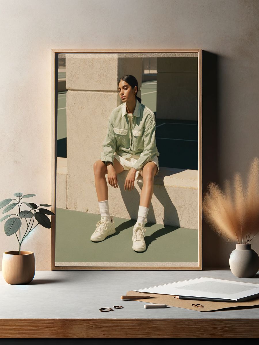 Casual Fashion Photography Poster. — room view 2