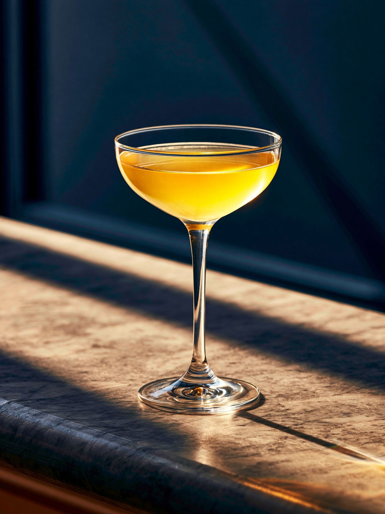 Golden Cocktail Glass Photography Poster. poster detail