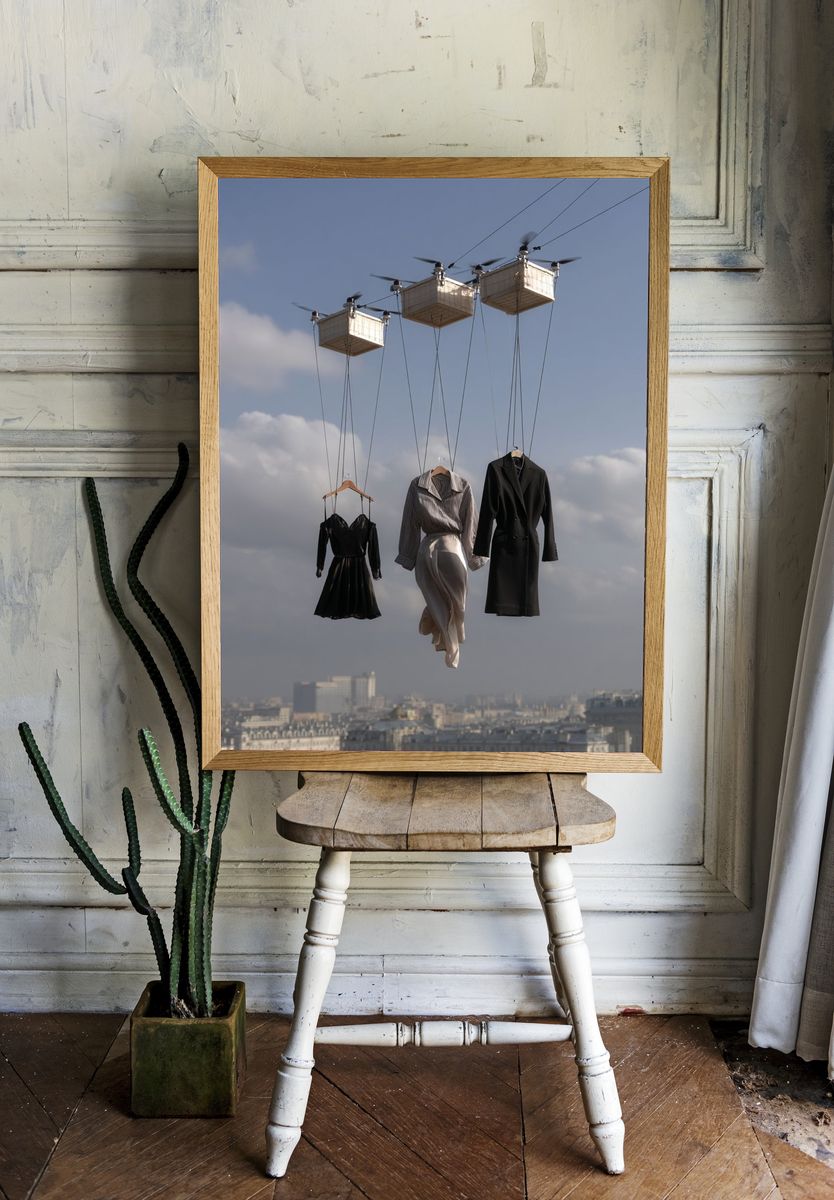 Fashion Drone Display — Photography Print. — room view 1