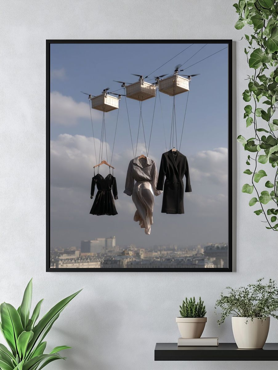 Fashion Drone Display — Photography Print. — room view 4