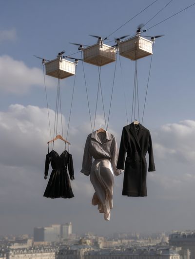 Fashion Drone Display — Photography Print. poster print