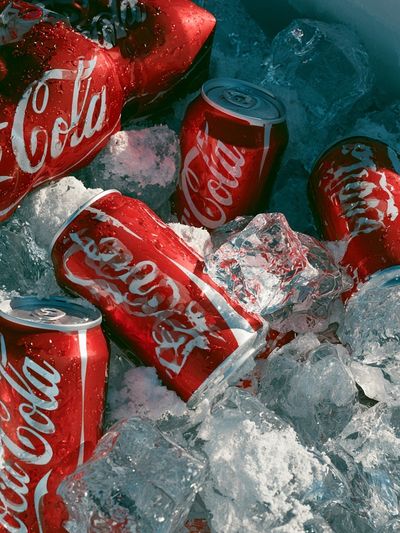 Coca-Cola Ice Cooler Photography Poster. poster print