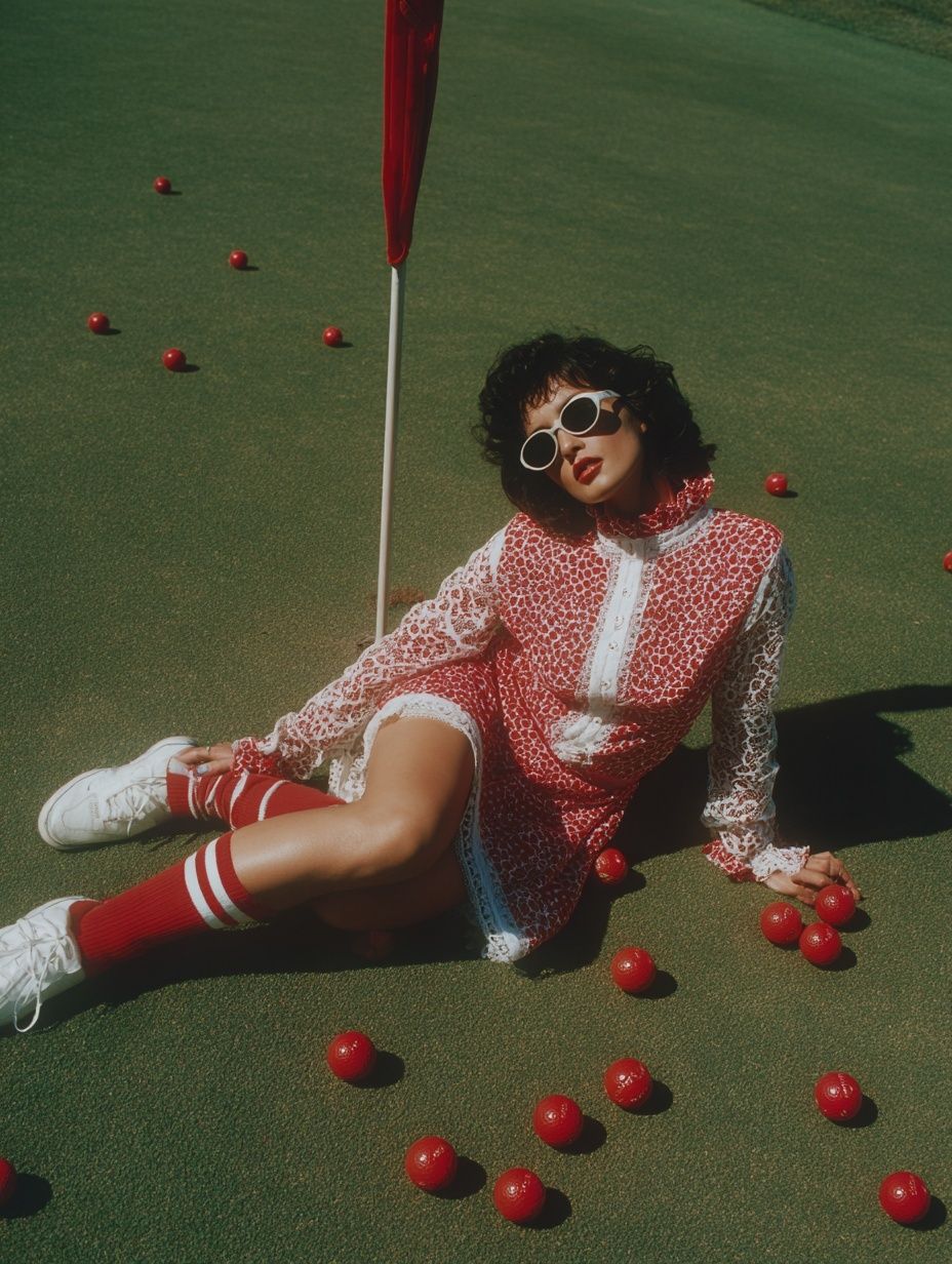 Fashionable Golfer — Photography Print. poster detail