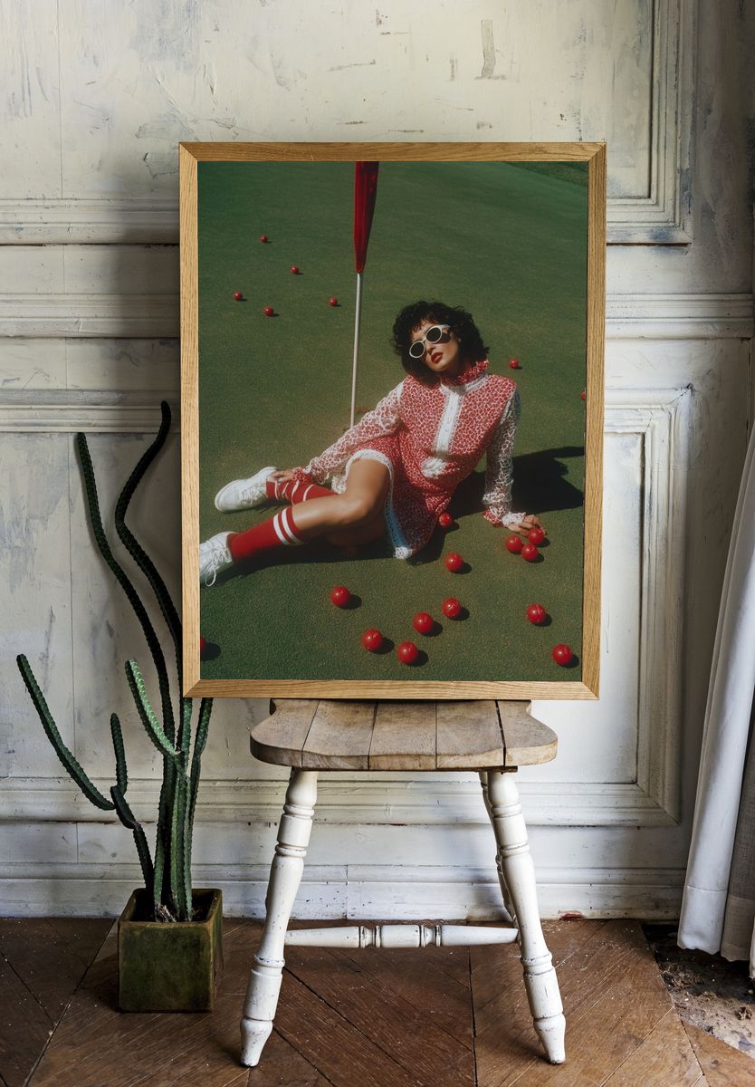 Fashionable Golfer — Photography Print. — room view 1