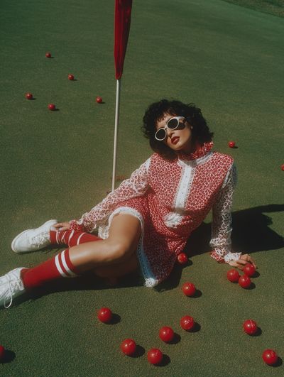 Fashionable Golfer — Photography Print