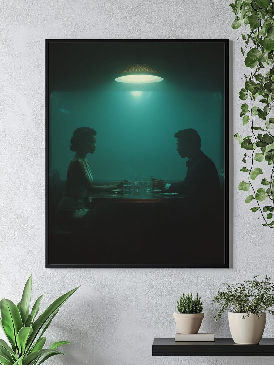 Intimate Dinner — Fine Art Print. — room view 4