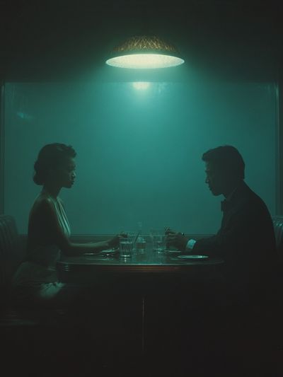 Intimate Dinner — Fine Art Print. poster print