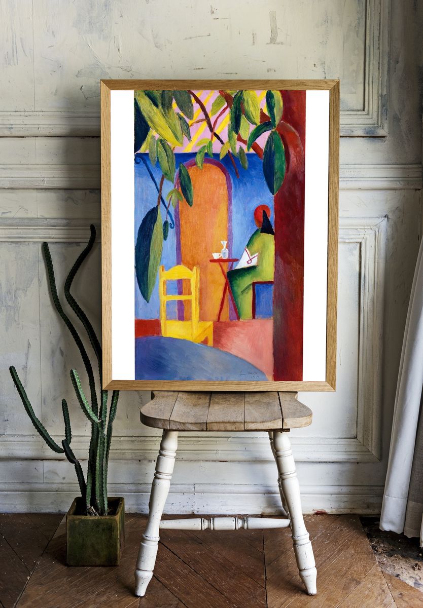 August Macke 's Türkisches Café. — room view 1
