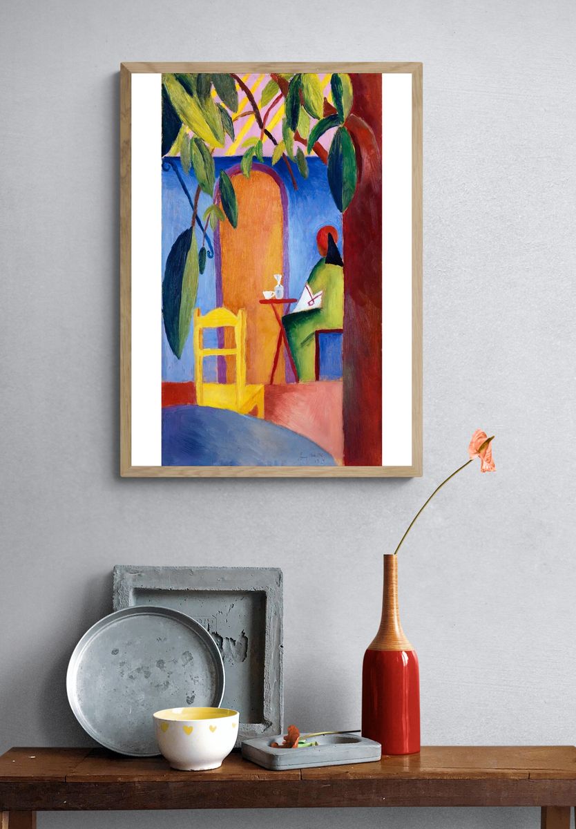 August Macke 's Türkisches Café. — room view 3