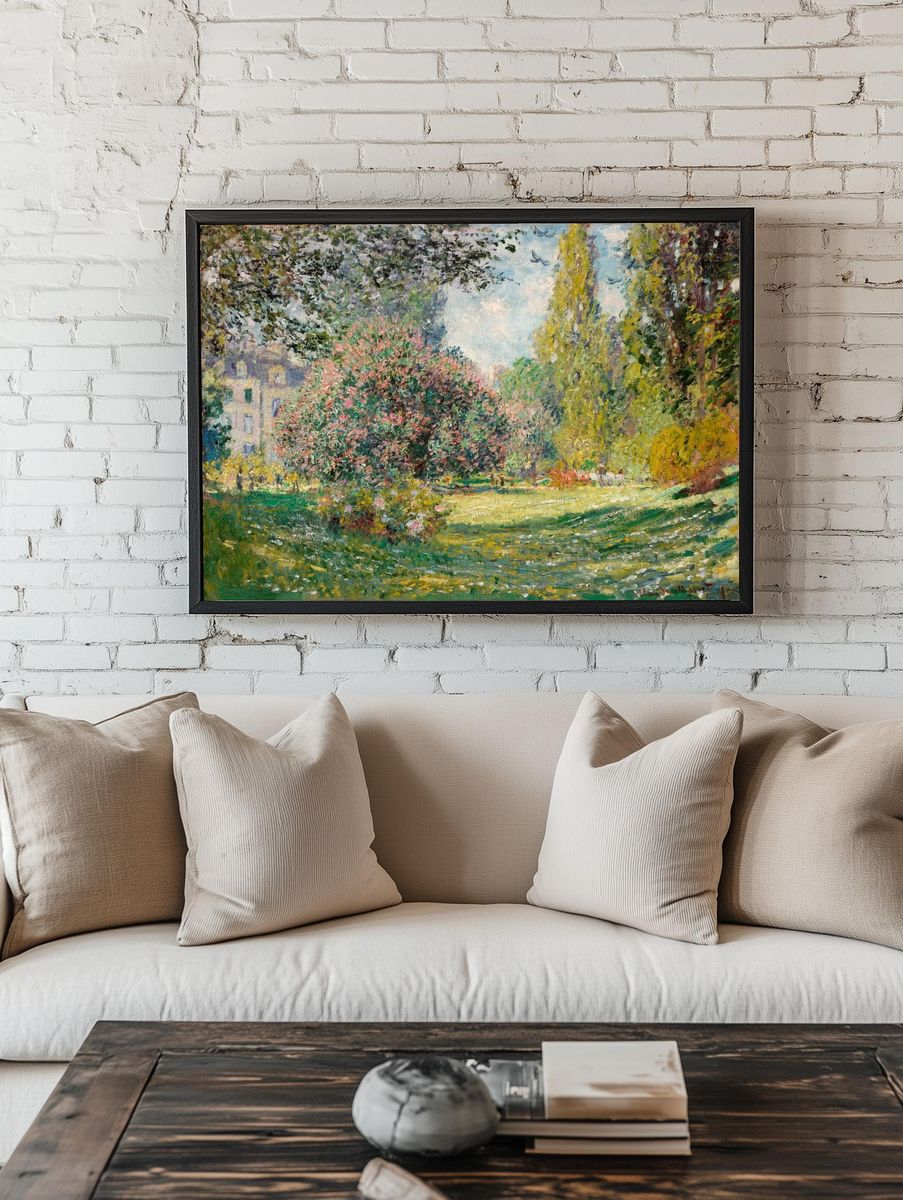 Landscape: Parc Monceau (1876) Claude. — room view 1