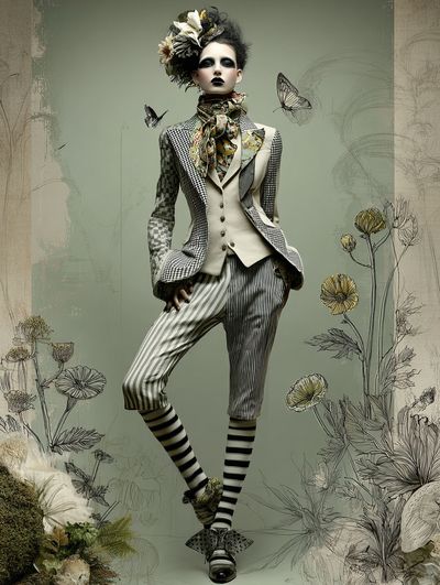 Fashion Illustration — Vintage Print