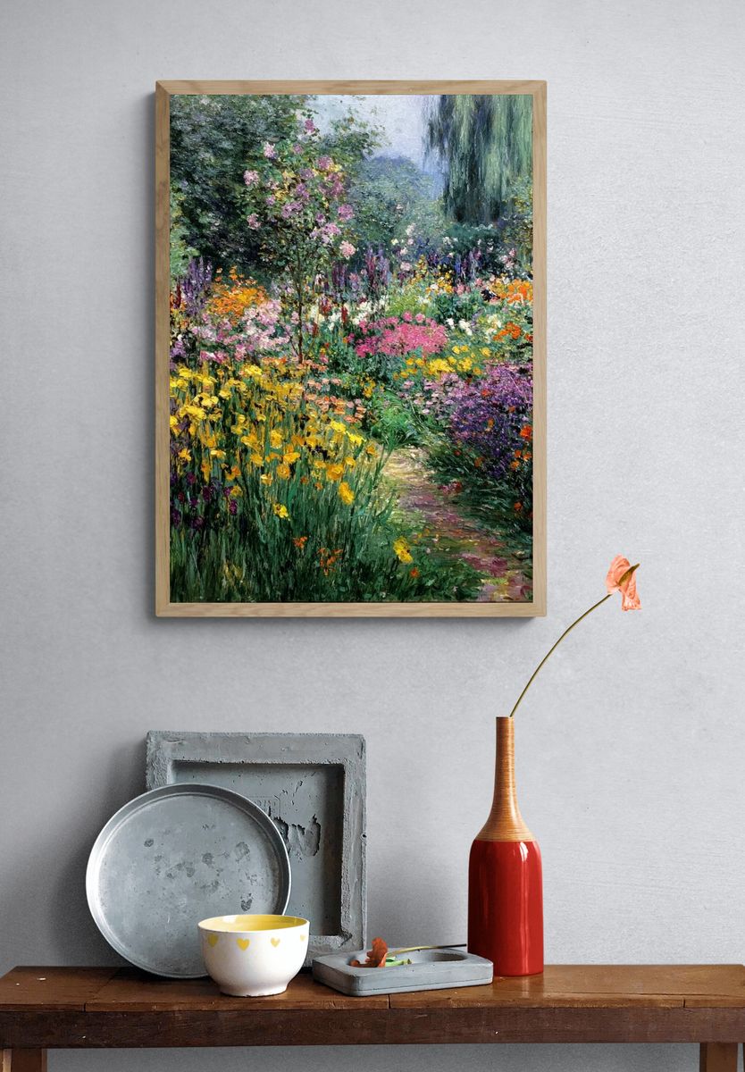 Blooming Garden Impressionism Poster. — room view 3
