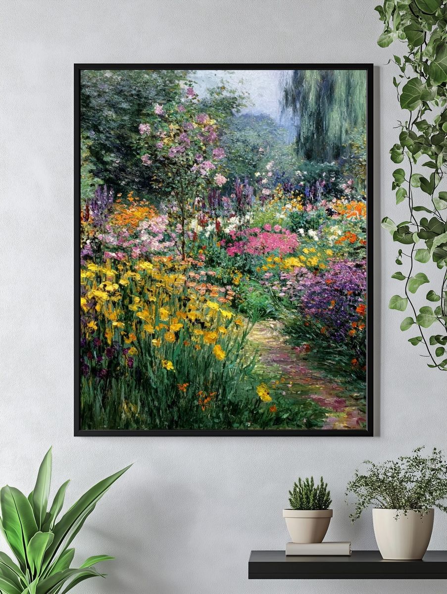 Blooming Garden Impressionism Poster. — room view 4
