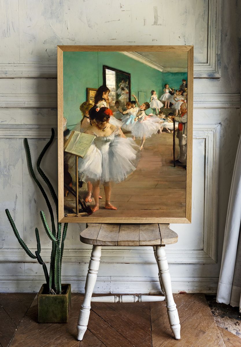 Dance Class (1874) painting high. — room view 1