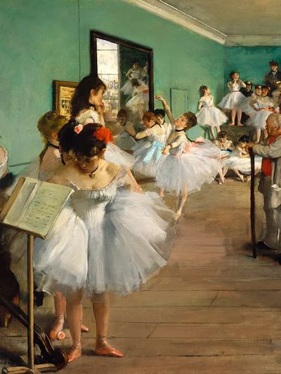Dance Class (1874) painting high. poster print