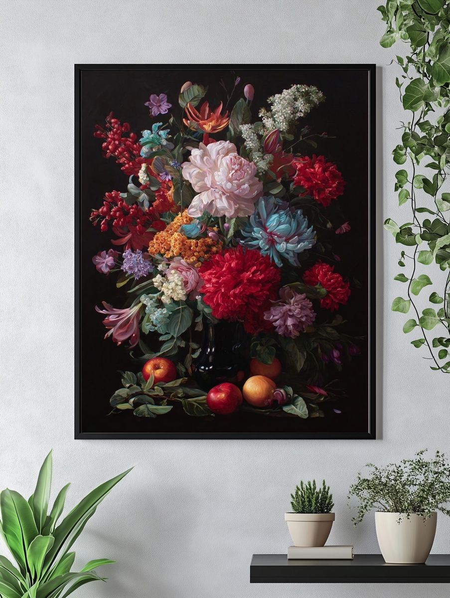 Floral Still Life Contemporary Print. — room view 4