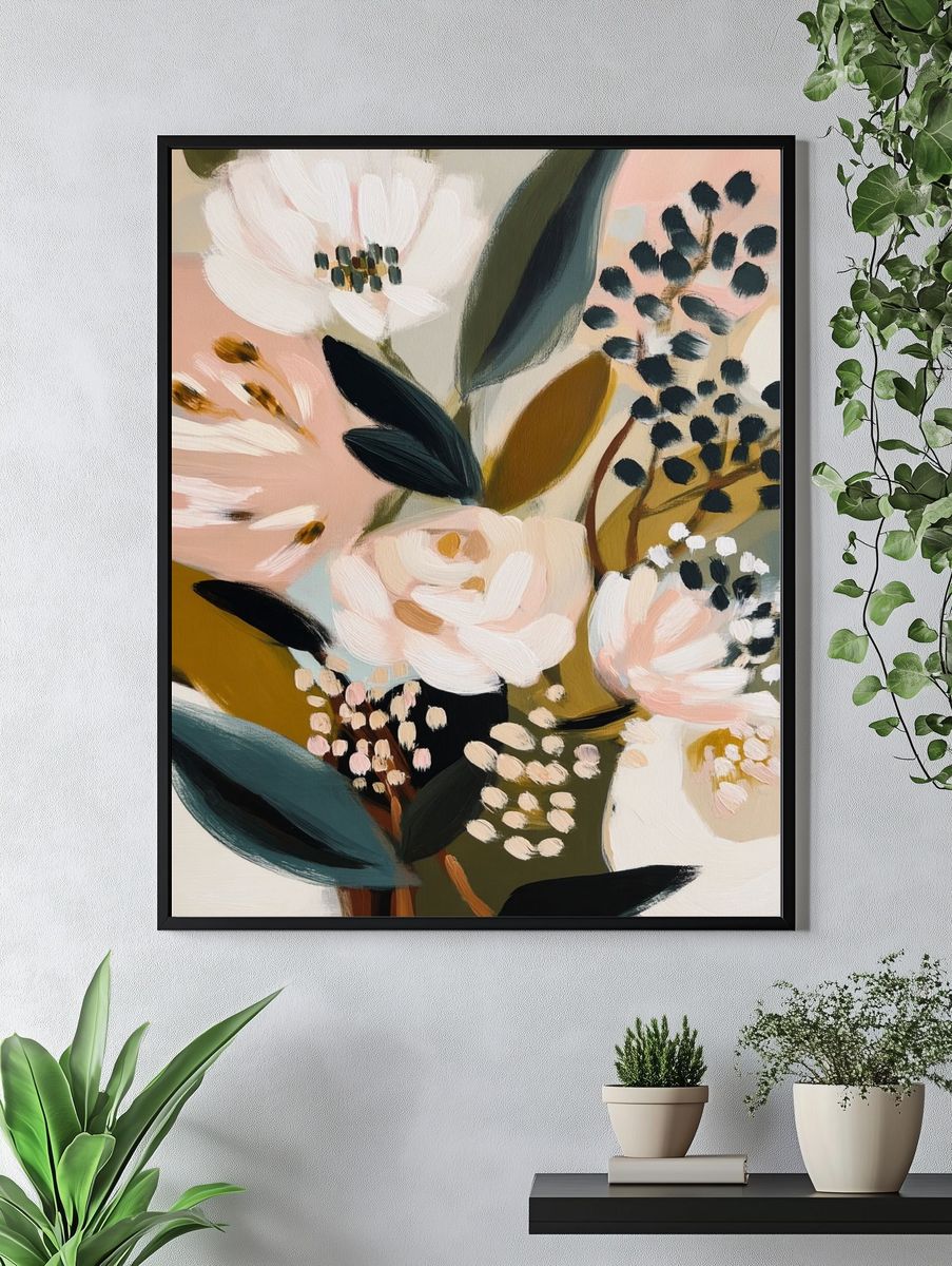 Floral Bouquet — Bohemian Print. — room view 4