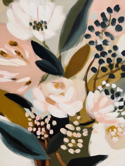 Floral Bouquet — Bohemian Print. poster