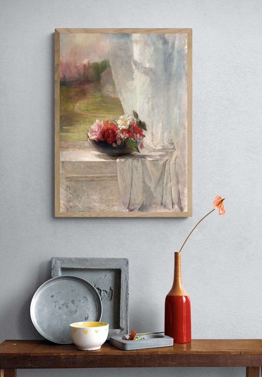 Floral Still Life — Fine Art Print. — room view 3