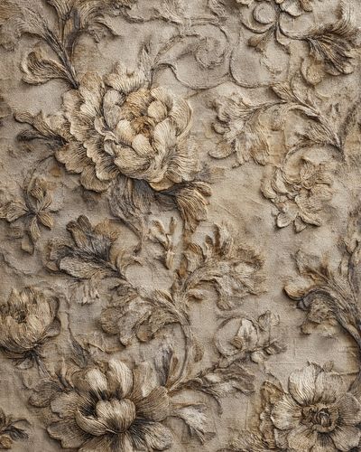 Elegant Floral Texture Poster. poster print