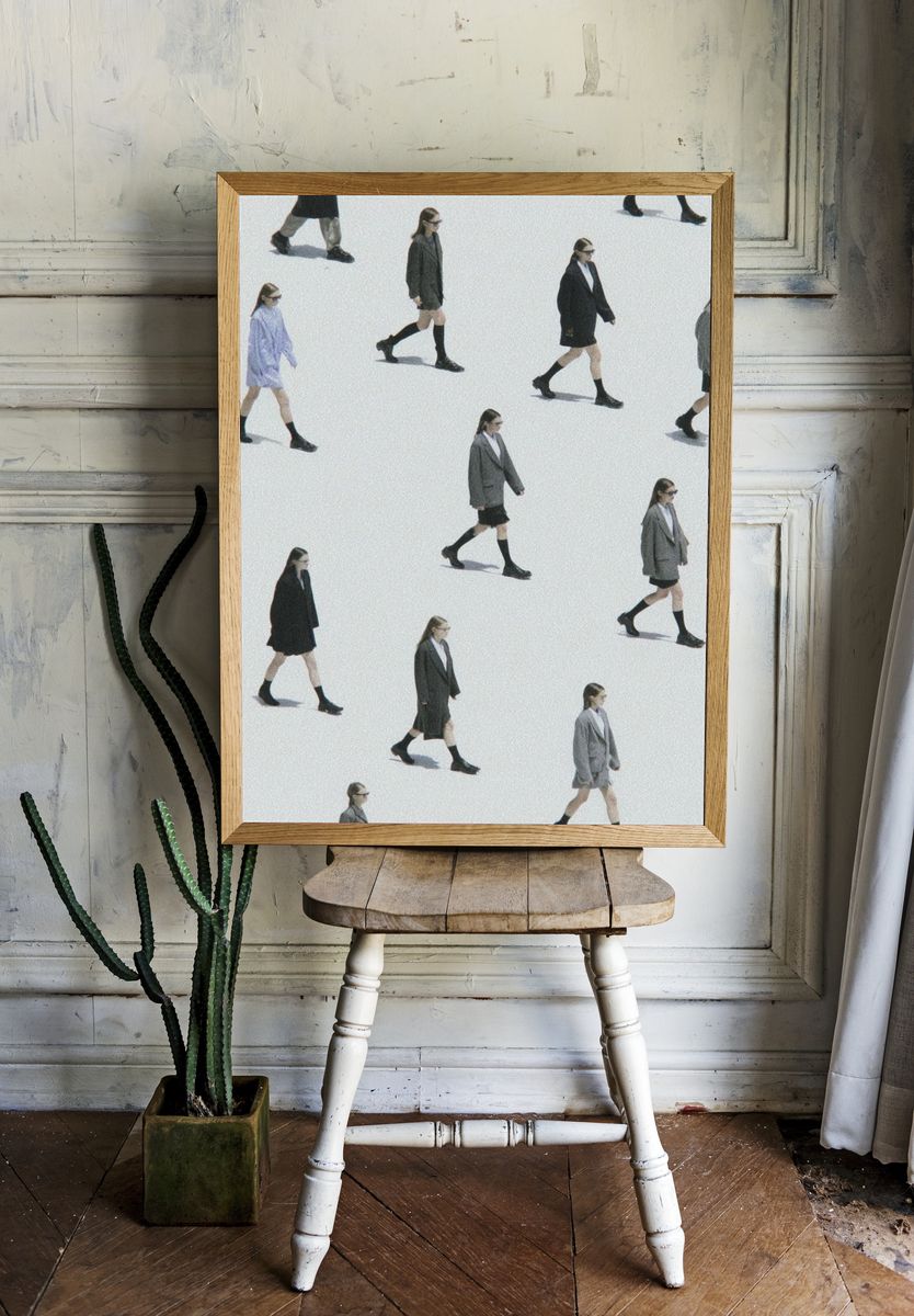Fashion Walk — Minimalist Print room preview