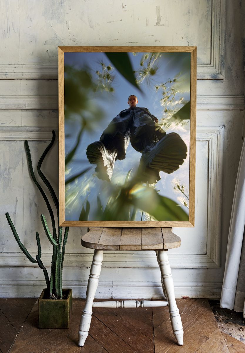 Fashionable Model in Nature — Photography Print. — room view 1