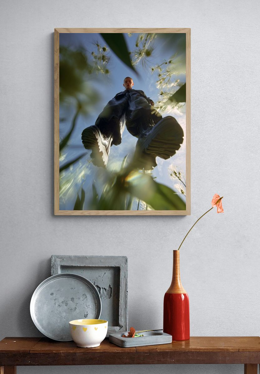 Fashionable Model in Nature — Photography Print. — room view 3