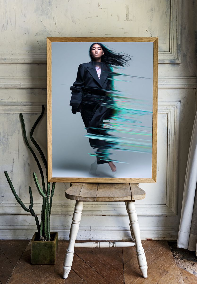 Dynamic Fashion Movement Poster room preview