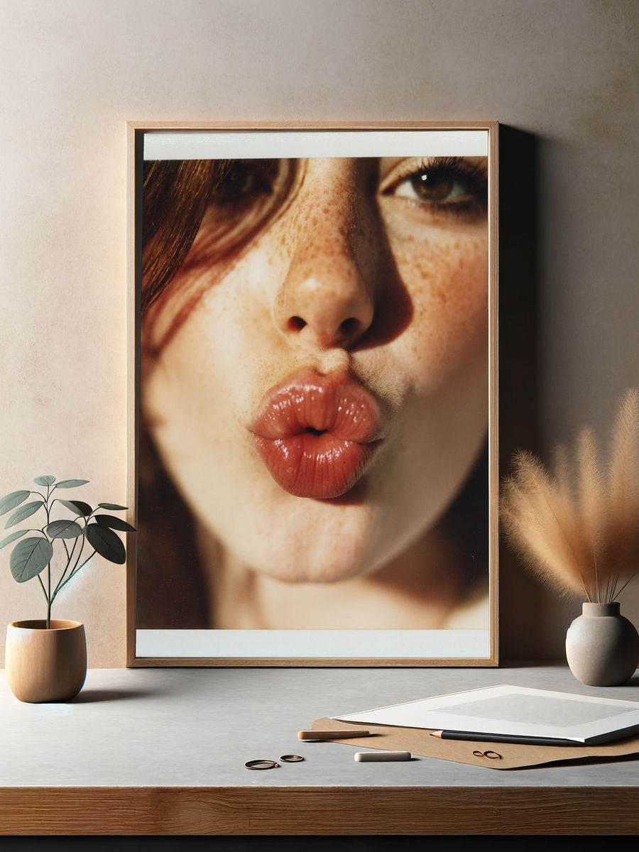 Kiss — Fashion Photography Print. — room view 2