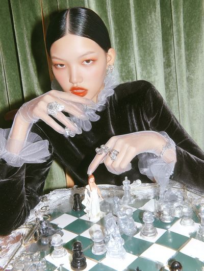 Chess Game — Fashion Photography Poster. poster