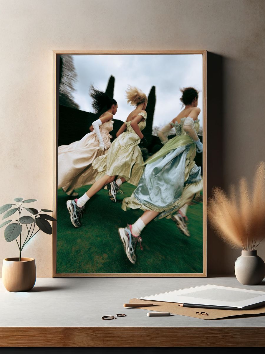 Fashion Runway — Contemporary Print. — room view 2