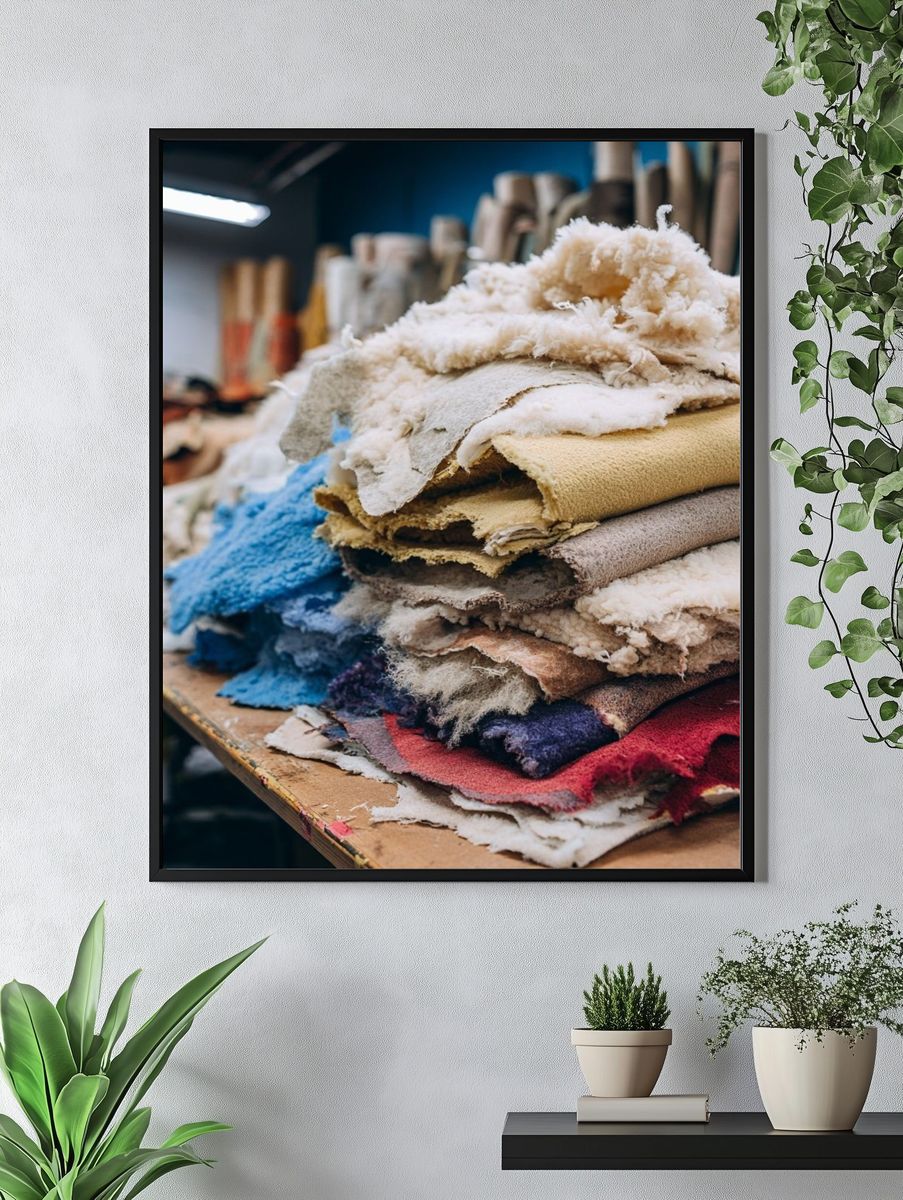 Fabric Textures — Photography Print. — room view 4