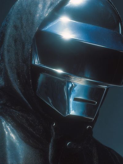 Futuristic Robot Mask — Fine Art Print. poster print
