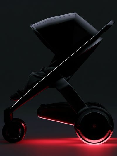 Futuristic Stroller Photography Poster. poster print