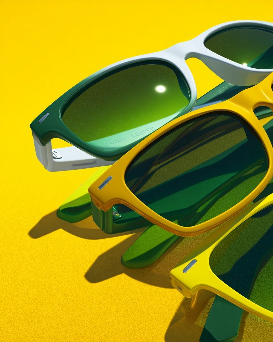 Colorful Sunglasses — Fashion Print. poster — fashion art