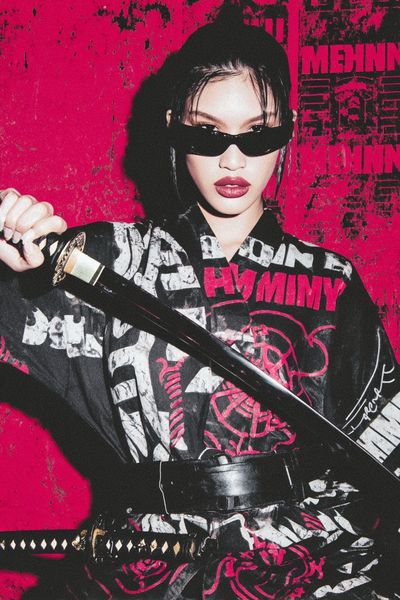 Fierce Samurai Warrior — Fashion Print