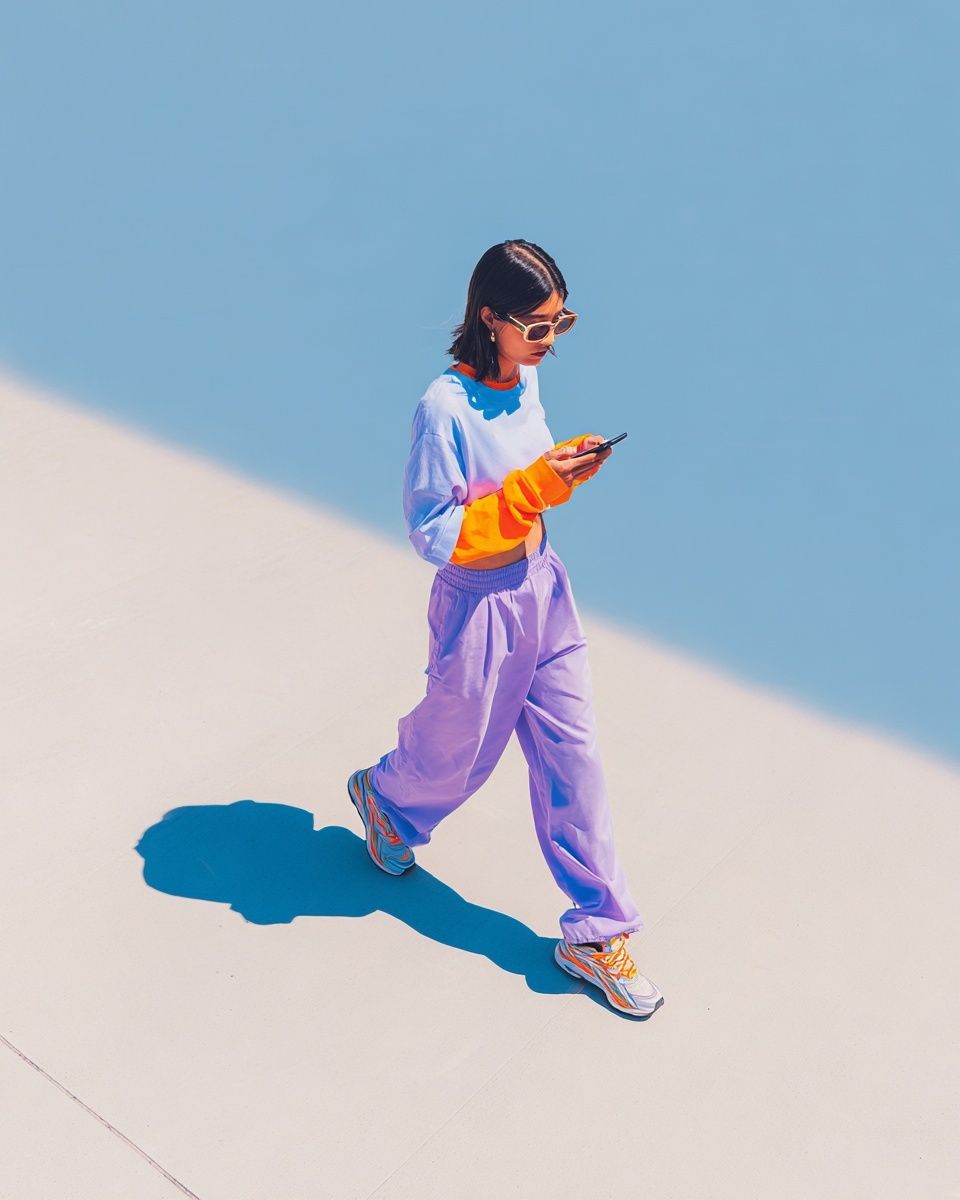 Fashionable Street Style Poster. poster detail