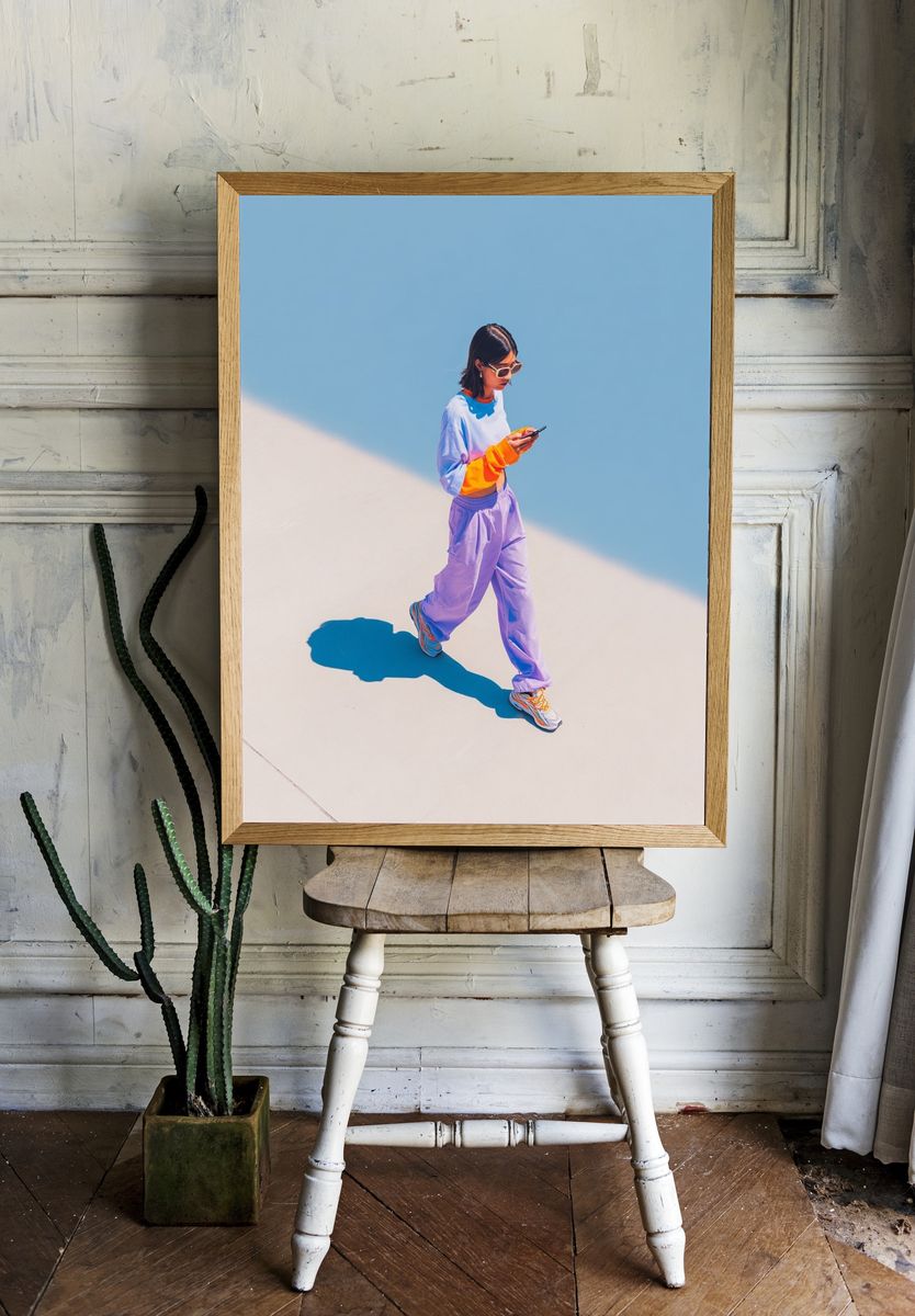 Fashionable Street Style Poster room preview