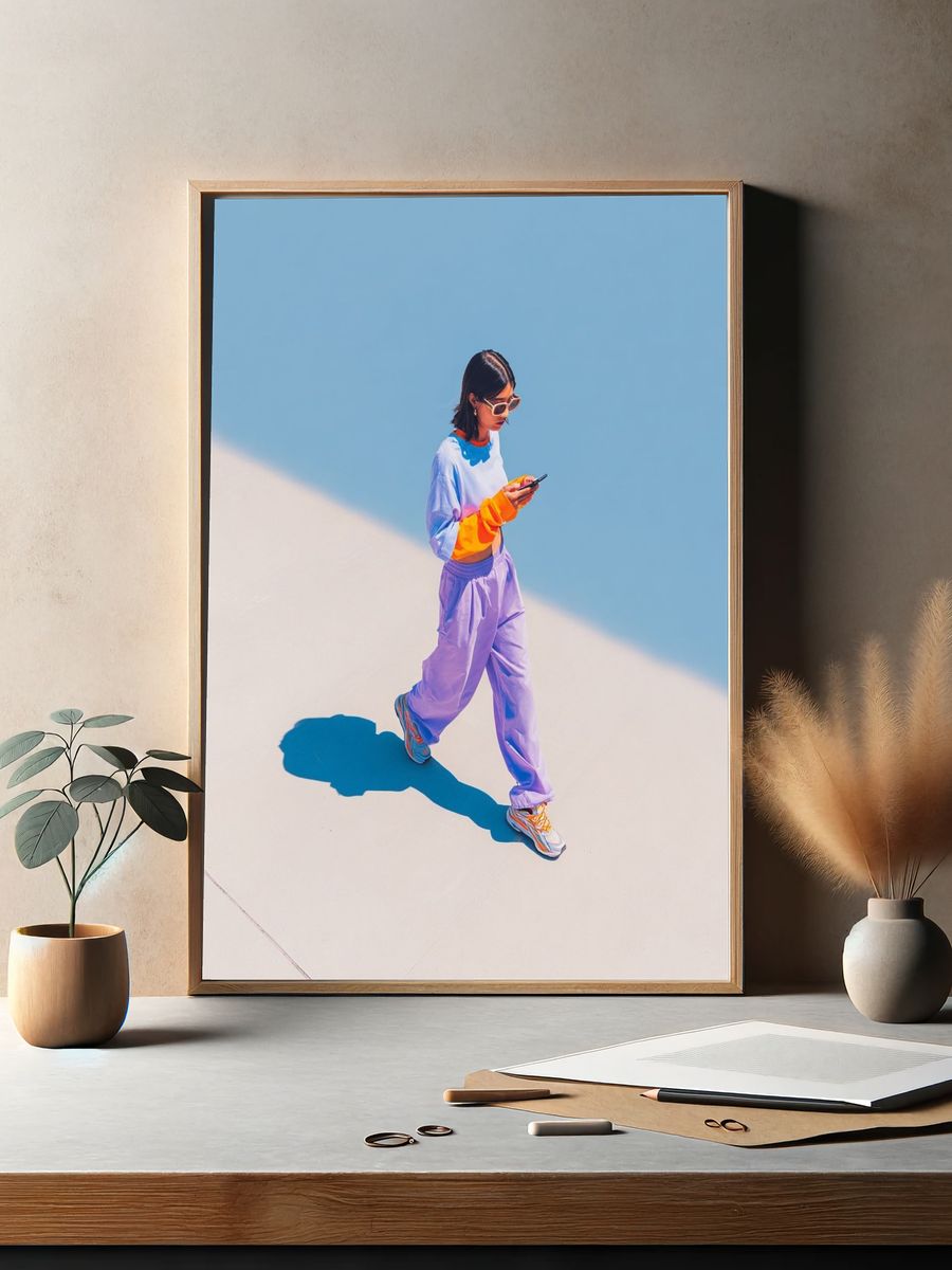Fashionable Street Style Poster. — room view 2