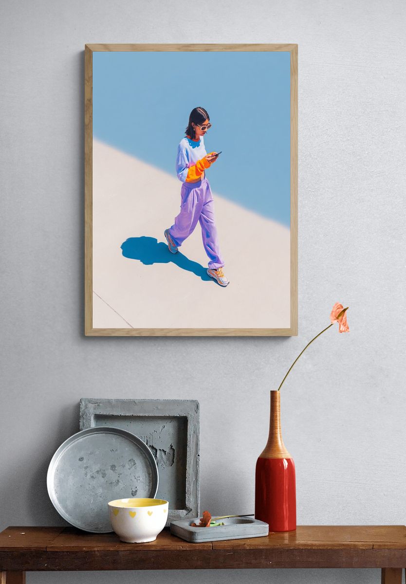 Fashionable Street Style Poster. — room view 3