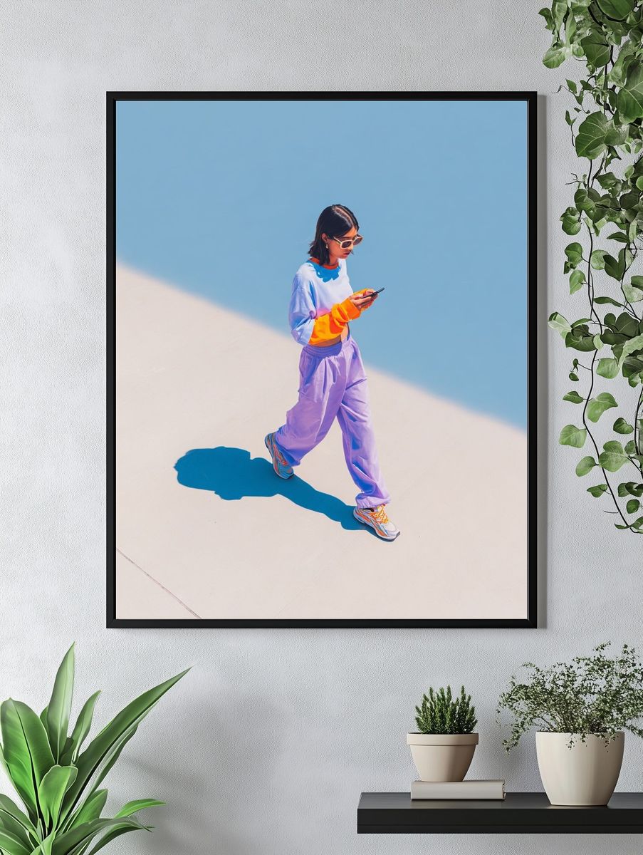 Fashionable Street Style Poster. — room view 4