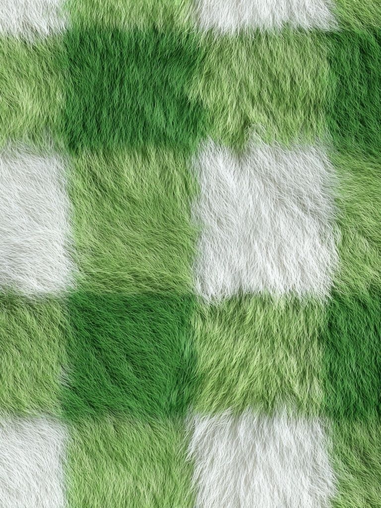 Green and White Fur Texture Poster. poster — bohemian art