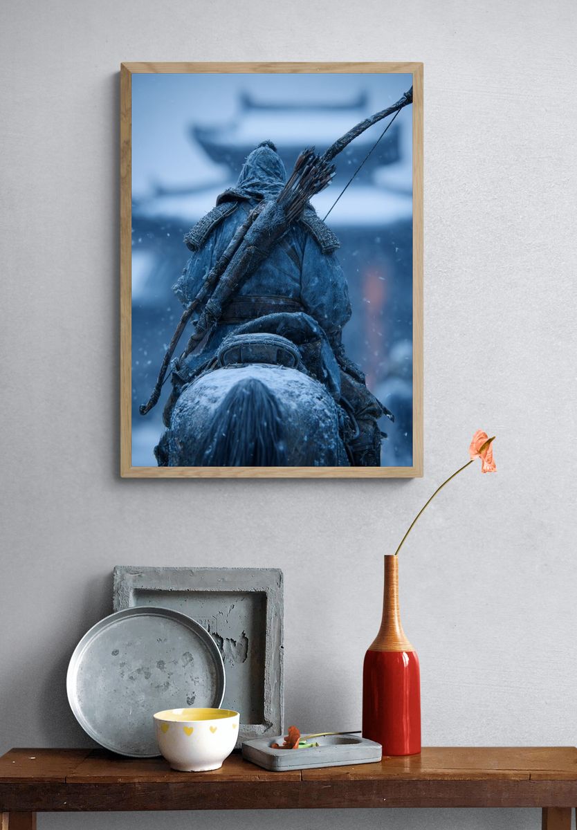 Frozen Warrior — Fine Art Print. — room view 3